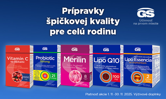 Výživové doplnky GS teraz so zľavou!