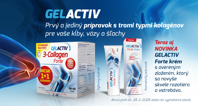 Gelactiv - starajte sa o svoje kĺby s ľahkosťou!