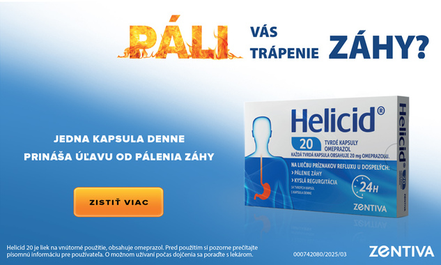 Rýchla pomoc pri pálení záhy so zľavou!