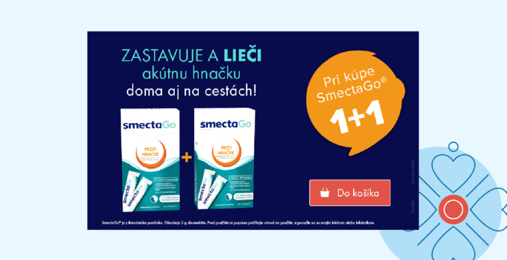 SMECTA GO 1+1 zdarma
