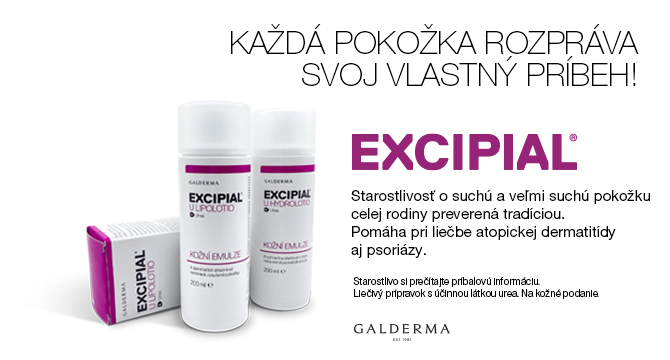 Excipial so zľavou 15% - Doprajte svojej pokožke kvalitnú starostlivosť!