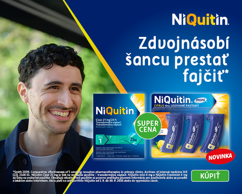 Zbavte sa závislosti od cigariet s výhodou – produkty NIQUITIN teraz so zľavou!