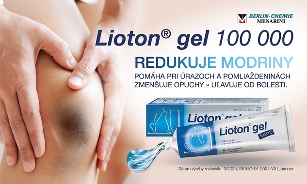 Úľava pre nohy každý deň - Lioton gél teraz so zľavou -20%!