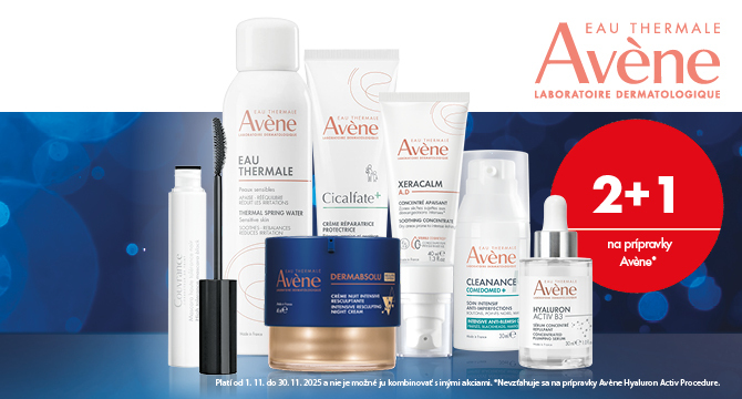 Avène 2+1 zadarmo!