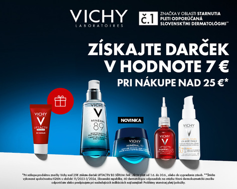 Darček pri nákupe dvoch produktov Vichy!