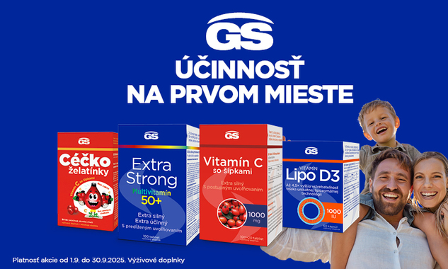 Výživové doplnky GS teraz so zľavou -10%!