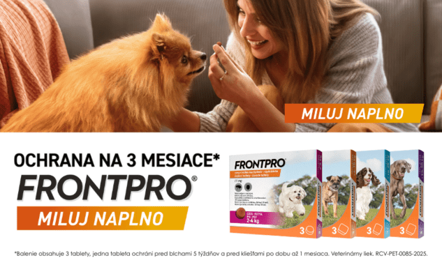 FRONTPRO – ochrana proti blchám a kliešťom, ktorú si váš pes zamiluje na prvé hryznutie!