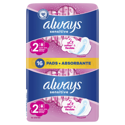 Always Sensitive Super Plus Hygienické vložky (Duopack)