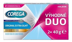 Corega Original Extra silný fixačný krém (Duopack)