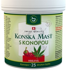 SwissMedicus Konská Masť s Konopou hrejivá