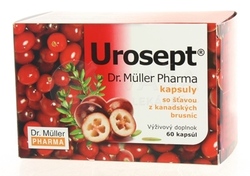 Dr. Müller Urosept Kapsuly so šťavou z brusníc