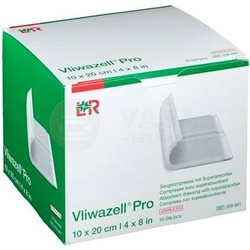 Vliwazell Pro Superabsorbčné sterilné krytie na rany (10 x 20 cm)