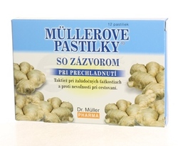 Müllerove pastilky so zázvorom (na zahriatie)