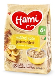 Hami Mliečna kaša pšenovo - ryžová s jabkom a banánom (od ukončeného 6. mesiaca)