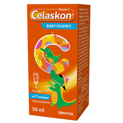 Celaskon Baby Kvapky s vitamínom C pre deti od 1 mesiaca