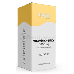 TOTO Vitamín C 1000 mg + Śípky