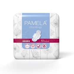 Pamela Ultra Wings Hygienické vložky s krídelkami