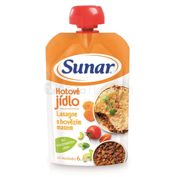 Sunar Hotové jedlo Lasagne s hovädzím mäsom (od ukončeného 6. mesiaca)