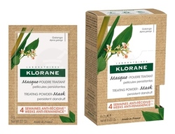 Klorane Ošetrujúca maska na vlasy v prášku proti lupinám s galangalom