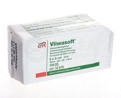 Vliwasoft Kompresy nesterilné, 4-vrstvové (5 x 5 cm)