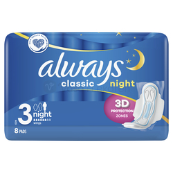 Always Classic Night Hygienické vložky