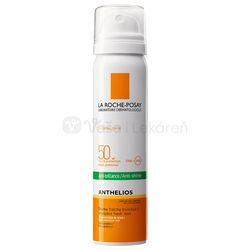 La Roche-Posay Anthelios Face Mist Sprej na tvár proti lesku pleti SPF50