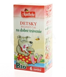 Apotheke BIO Detský bylinný čaj Na dobré trávenie (od ukončeného 6. mesiaca)