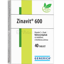 GENERICA Zinavit 600 Vitamín C + Zinok