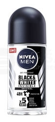 Nivea Men Black & White Original Invisible 48H Roll-on Antiperspirant