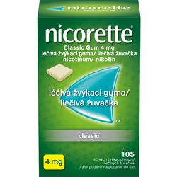 Nicorette Classic Gum 4 mg