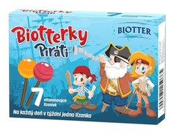 Biotterky Piráti Vitamínové lízanky