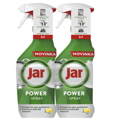 Jar Power Spray 3v1 Lemon Viacúčelový sprej na kuchyňu a riad (Duopack)