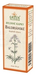 Grešík Baldriánske bylinné kvapky