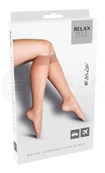 Maxis Relax Basic Lýtkové pančuchy, veľkosť S, svetlé