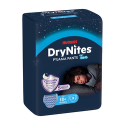 Huggies DryNites XL Plienkové nohavičky pre chlapcov (48-60 kg)