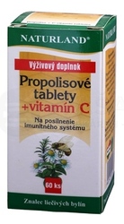 Naturland Propolisové tablety + Vitamín C