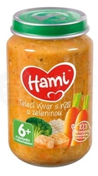 Hami Príkrm Teľací vývar s ryžou a zeleninou (od ukončeného 6. mesiaca)