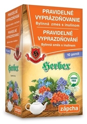 Herbex Bylinná čajová zmes s inulínom Pravidelné vyprázdňovanie