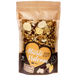 Topnatur Müsli srdcom Čoko Trio & Banán