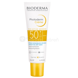 Bioderma Photoderm Krém na opaľovanie na citlivú pleť SPF50+ (netónovaný)