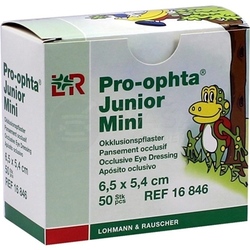 Pro-Ophta Junior Mini Nepriehľadné očné krytie (6,5 x 5,4 cm)