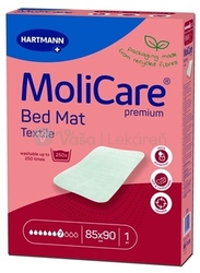 MoliCare Premium Bed Mat Textile 7 kvapiek Textilná absorpčná podložka (85 x 90 cm)