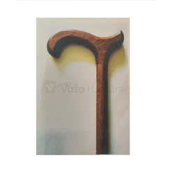 Palica vychádzková drevená, mužská, tmavá, výška 89 cm