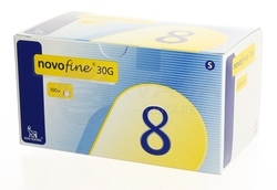 NovoFine 30G Ihla pre inzulínové pero (0,3 x 8 mm)
