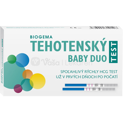 Biogema Baby test Duo Prúžkový tehotenský test