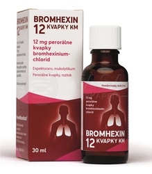 Bromhexin 12 KM Kvapky