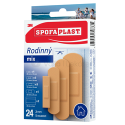 3M SpofaPlast č. 603 Rodinný mix náplasti (5 veľkostí, 2 typy)