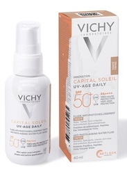Vichy Capital Soleil Uv-Age Daily Tónovaný fluid zabraňujúci fotostarnutiu pleti SPF50+