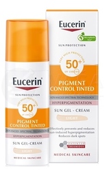 Eucerin Sun Pigment Control Gél-krém na opaľovanie s depigmentačným účinkom SPF50+ (svetlý)