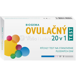 Biogema Ovulačný Test 20v1 Rýchly test na stanovenie plodných dní